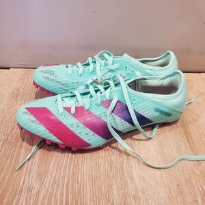 Adidas Sprintstar Track Spike Turquoise Running Shoes GV9067 Men's Sz 9